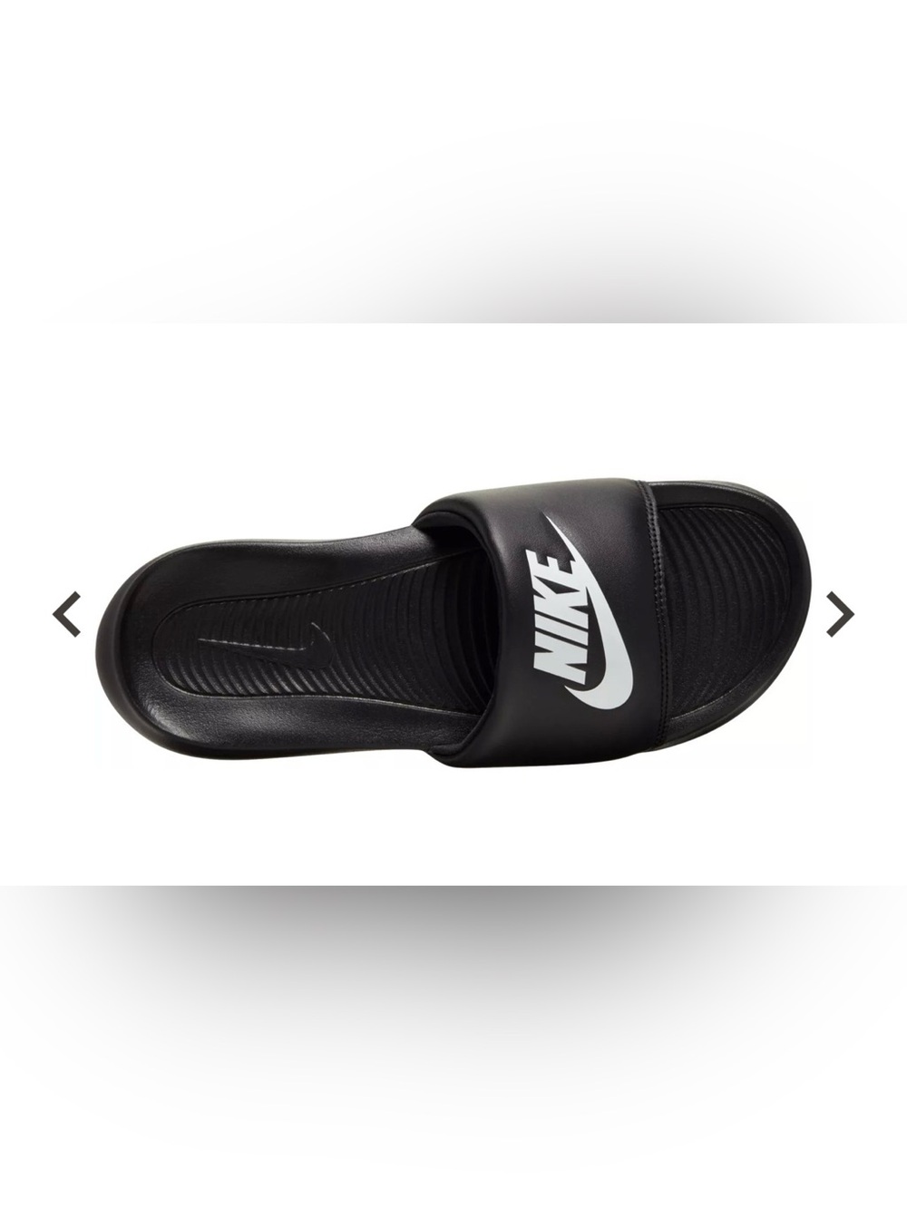 Nike Women’s Victori One Slide Sandals – Size 6 – Black/White